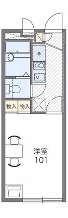 レオパレス上白根の物件間取画像